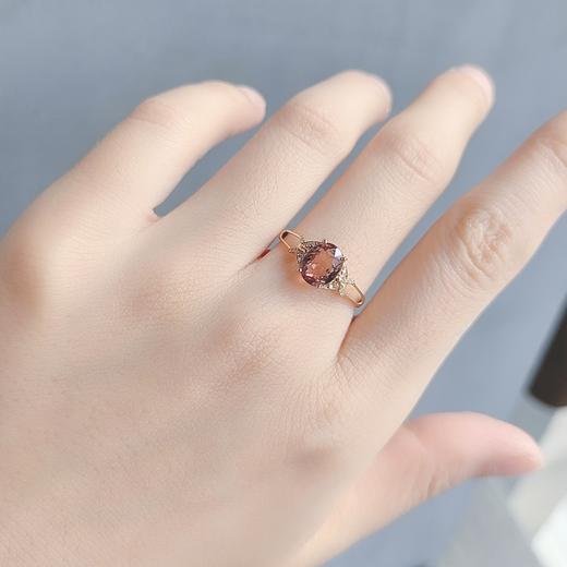 18K镶嵌碧玺戒指 商品图3