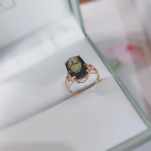 18K镶嵌碧玺戒指 商品图2