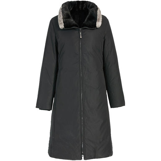 乔万尼秋冬新款重磅鹅绒抗寒保暖貂毛皮草中长款派克服皮草ES4N407 商品图4