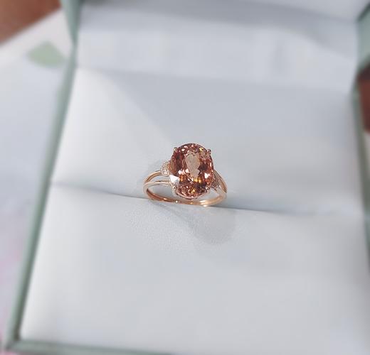 18K镶嵌碧玺戒指 商品图0