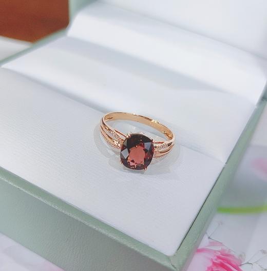 18K镶嵌碧玺戒指 商品图2