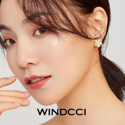 【贝珠耳夹】贝珠耳夹 优雅贝珠系列 贝珠+铜镀18k金 商品图0