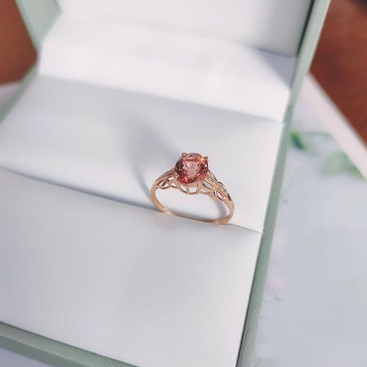 18K镶嵌碧玺戒指 商品图0