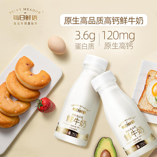 【热卖鲜奶】蒙牛每日鲜语 250ml*3瓶 ，  保质期15天 商品图2