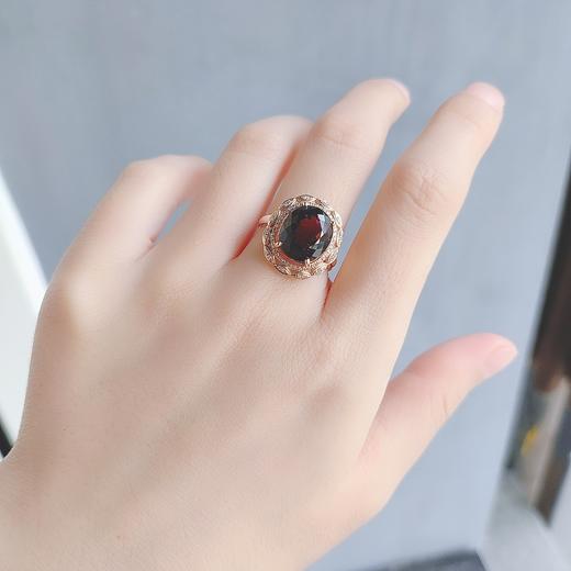 18K镶嵌碧玺戒指 商品图3