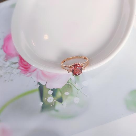 18K镶嵌碧玺戒指 商品图2