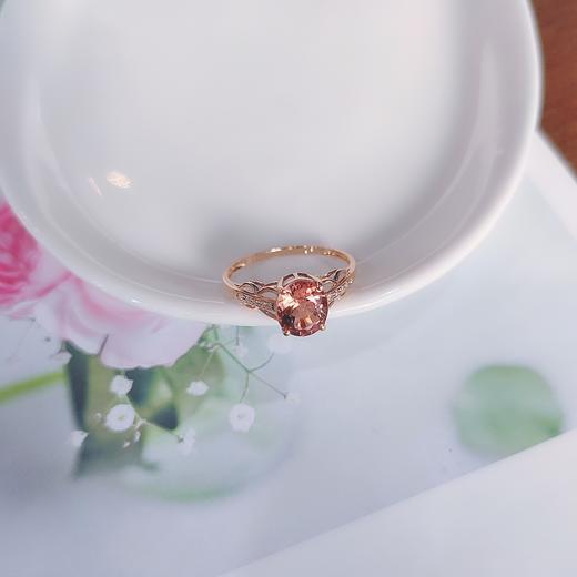 18K镶嵌碧玺戒指 商品图1