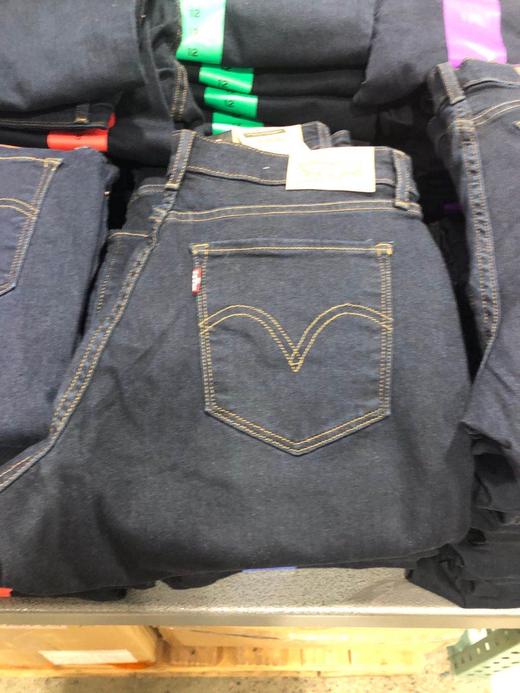 国内现货Levis李维斯女牛仔裤女 高腰提臀紧身窄脚 商品图4