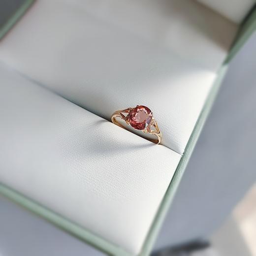 18K镶嵌碧玺戒指 商品图0