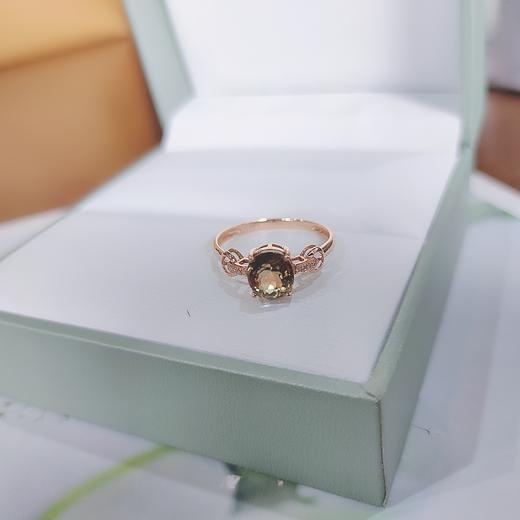 18K镶嵌碧玺戒指 商品图0