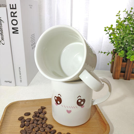 表情马克杯陶瓷水杯（花色随机） 商品图3