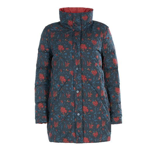 乔万尼秋冬新款宽松茧型立领设计舒适休闲百搭两面穿羽绒服ES4T358 商品图4