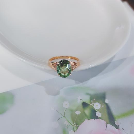 18K镶嵌碧玺戒指 商品图2