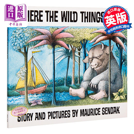 野兽国 英文原版 Where the Wild Things Are 凯迪克金奖 野兽出没的地方 美国TOP百本需读 Maurice Sendak莫里斯桑达克 吴敏兰 商品图0