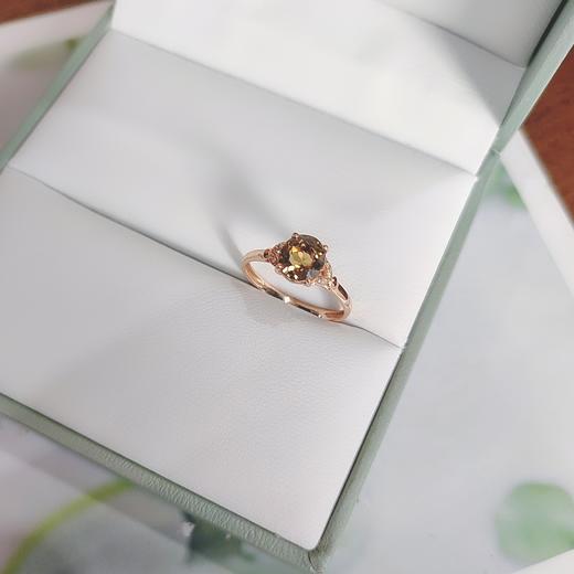 18K镶嵌碧玺戒指 商品图0