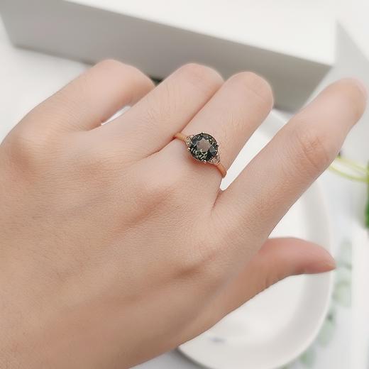 18K镶嵌碧玺戒指 商品图2