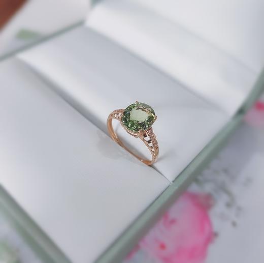 18K镶嵌碧玺戒指 商品图0