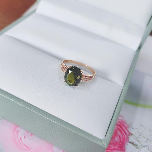 18K镶嵌碧玺戒指 商品图1