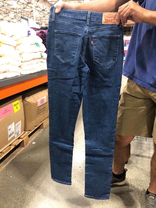 国内现货Levis李维斯女牛仔裤女 高腰提臀紧身窄脚 商品图8