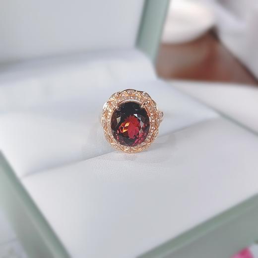 18K镶嵌碧玺戒指 商品图2