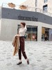 【百图lulu私服】【毛呢裤】九分裤 高腰显瘦直筒宽松  毛呢裤  烟管裤 商品缩略图9