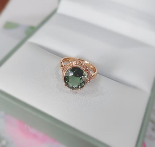 18K镶嵌碧玺戒指 商品图1