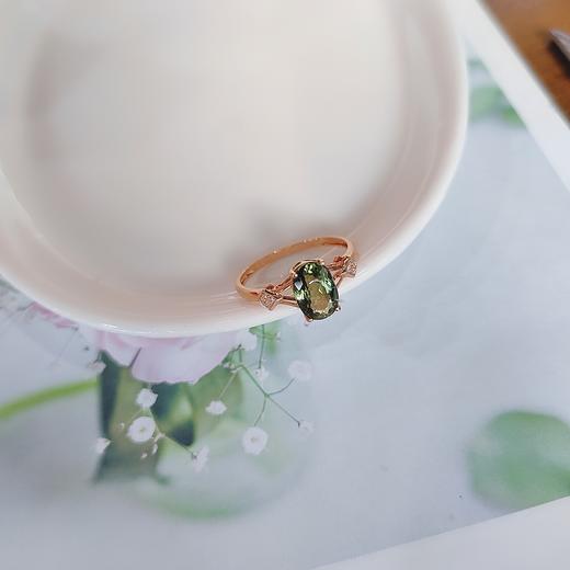 18K镶嵌碧玺戒指 商品图1