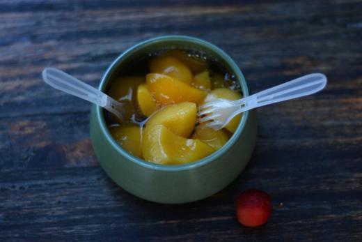 出口原味“黄金黄桃”小罐头 自然脱酸 脆爽肉感 商品图5