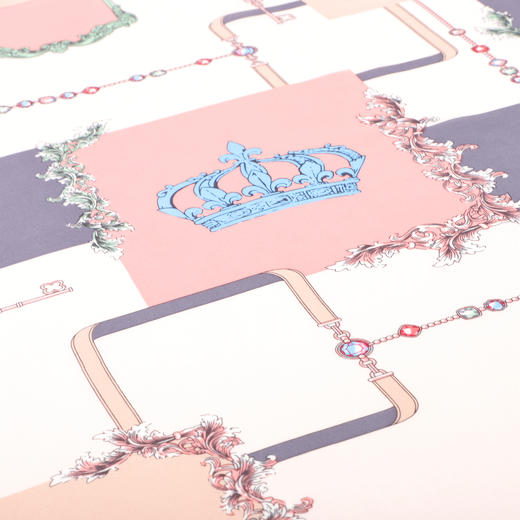 ield品牌 出口韩国 桑蚕丝时尚印花方巾 商品图11