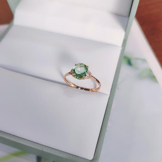 18K镶嵌碧玺戒指 商品图0