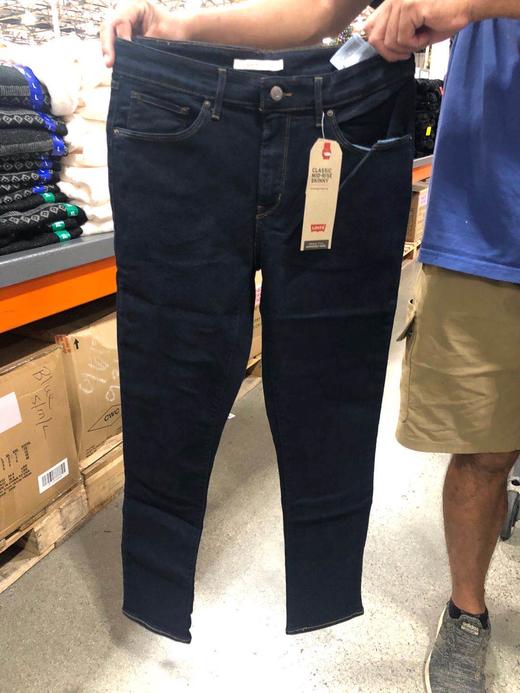国内现货Levis李维斯女牛仔裤女 高腰提臀紧身窄脚 商品图2