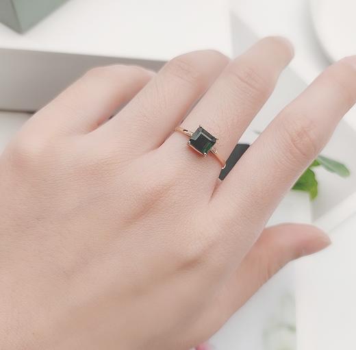 18K镶嵌碧玺戒指 商品图2