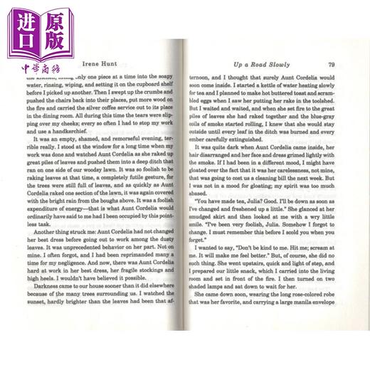 【中商原版】纽伯瑞：在路上漫步 纽伯瑞金奖 Up a Road Slowly 获奖作品 儿童文学故事插图小说 平装 英文原版 7-12岁 商品图1