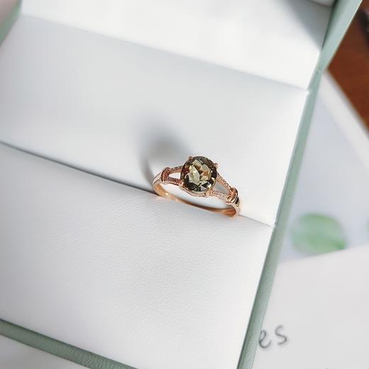 18K镶嵌碧玺戒指 商品图0