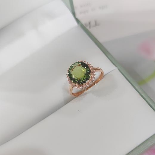 18K镶嵌碧玺戒指 商品图2