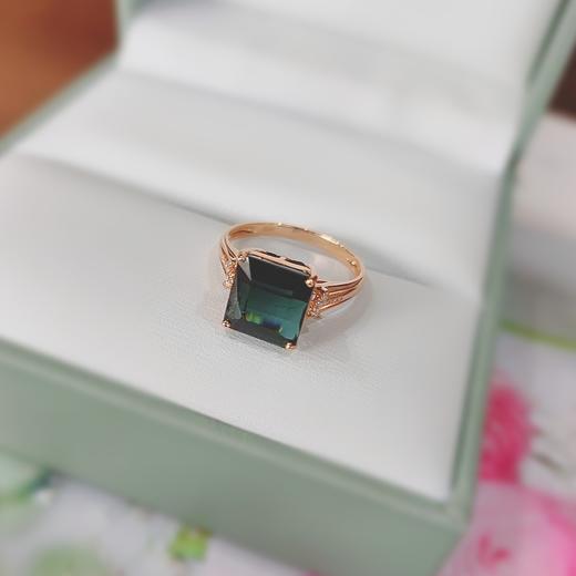 18K镶嵌碧玺戒指 商品图1