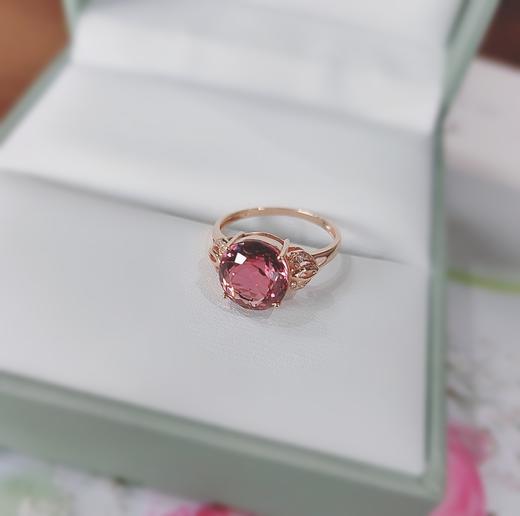 18K镶嵌碧玺戒指 商品图0