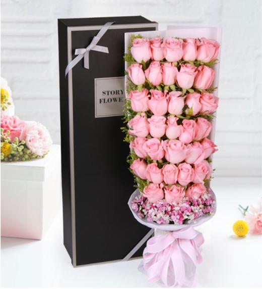 三生三世----33支红玫瑰黑色礼盒六选一 商品图4