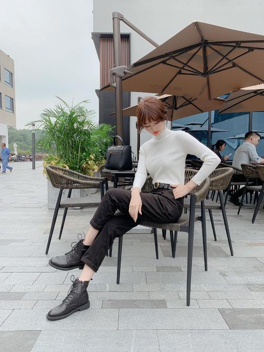 【百图lulu私服】【毛呢裤】九分裤 高腰显瘦直筒宽松  毛呢裤  烟管裤 商品图10