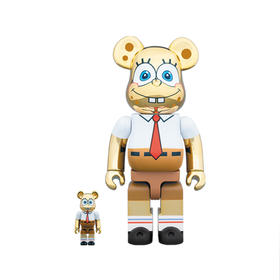 收藏系列 Be@rbrick 400%系列 海绵宝宝 金色