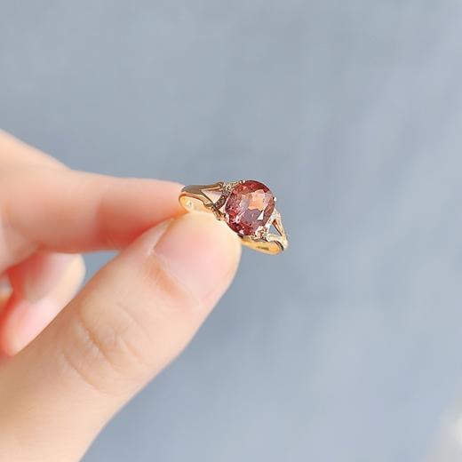 18K镶嵌碧玺戒指 商品图2