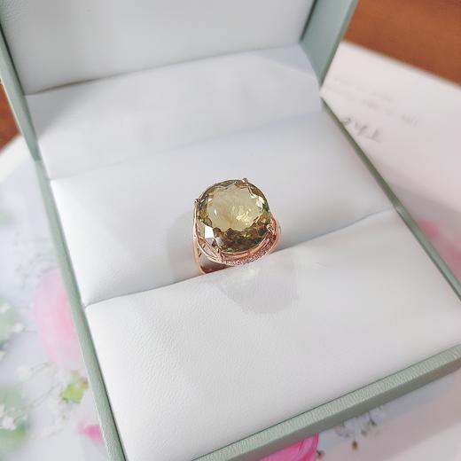 18K镶嵌碧玺戒指 商品图1