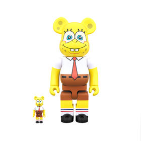 收藏系列 Be@rbrick 400%系列 海绵宝宝 黄色