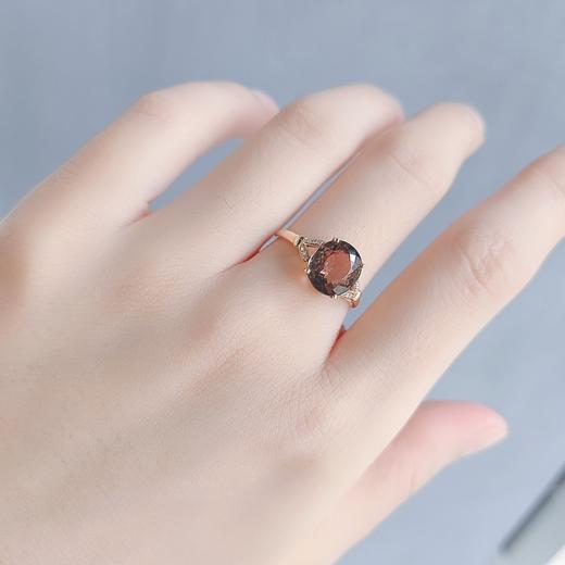 18K镶嵌碧玺戒指 商品图3