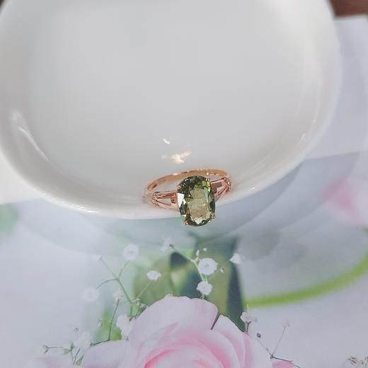 18K镶嵌碧玺戒指 商品图2