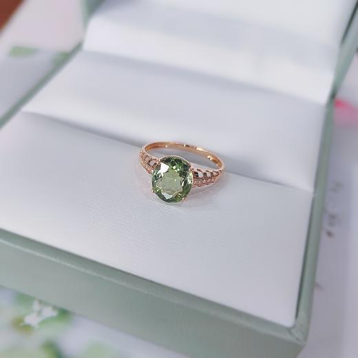 18K镶嵌碧玺戒指 商品图2