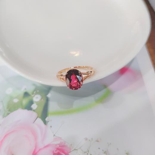 18K镶嵌碧玺戒指 商品图1