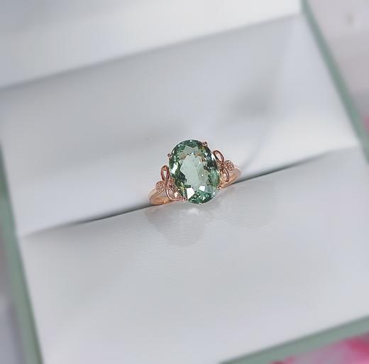 18K镶嵌碧玺戒指 商品图2