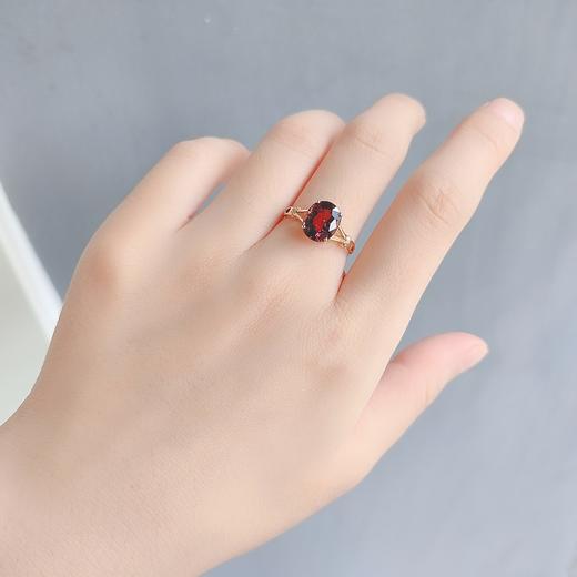 18K镶嵌碧玺戒指 商品图3