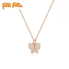 芙丽芙丽/Folli Follie 女士项链锁骨链蝴蝶造型